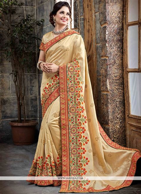 Buy Online Sensible Bhagalpuri Silk Resham Work Traditional Designer