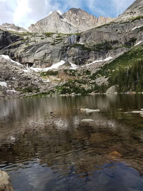 Mchenry S Peak From Black Lake Rocky Mountain National Park Colorado