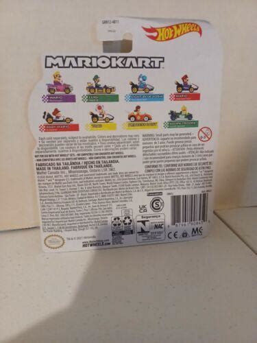Hot Wheels Gbg Mario Kart Baby Mario With B Dasher Vehicle