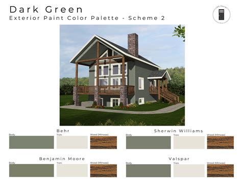 dark olive green paint 1