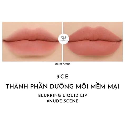 Son CE Nude Scene Blurring Liquid Lip Màu Hồng Nude Giá Tốt