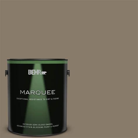 Behr Marquee Gal Ppu Native Soil Semi Gloss Enamel Exterior