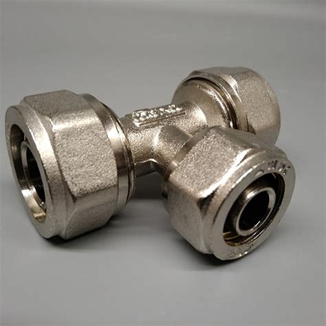 3 4 Brass Equal Tee Fittings For Pex Tube China Brass Gas Pipe