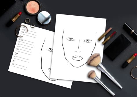 Printable Makeup Face Template | Makeupview.co