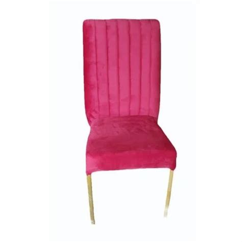 Teak Wood Maroon Wooden Velvet Dining Chair At Rs In Ghaziabad