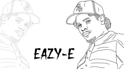 How to draw Eazy-E (Step by Step 2021) - YouTube