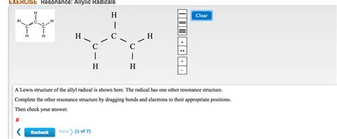 Solved: A Lewis Structure Of The Allyl Radical Is Shown He... | Chegg.com