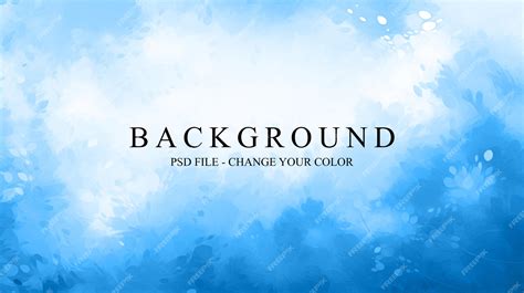 Premium PSD | Blue paint stroke background