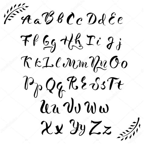 Vector Hand Drawn Alphabet Stock Vector Image By Iraidka