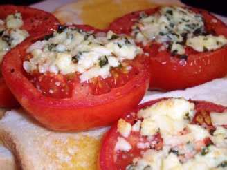 Broiled Tomatoes With Goat Cheese Recipe - Food.com