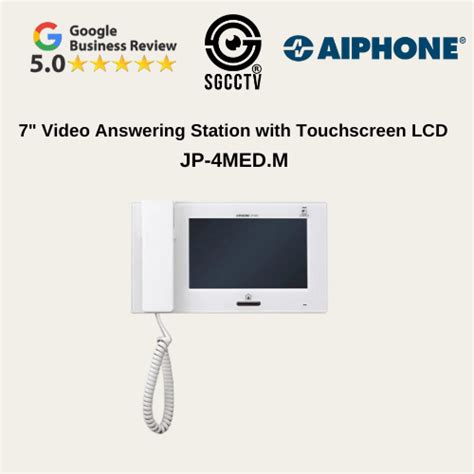video answering station jp med touchscreen lcd video intercom