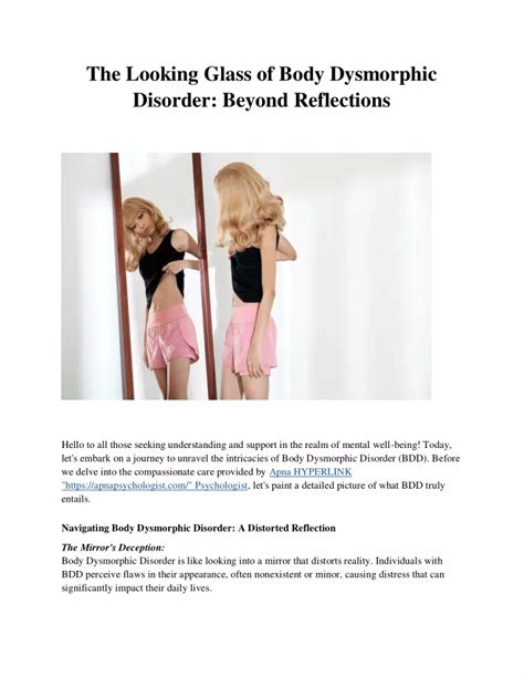 Ppt Body Dysmorphic Disorder Bdd Powerpoint Presentation Free Download Id12815456