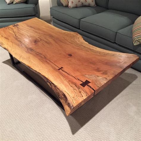 Wood Slab Coffee Table Furst Woodworking