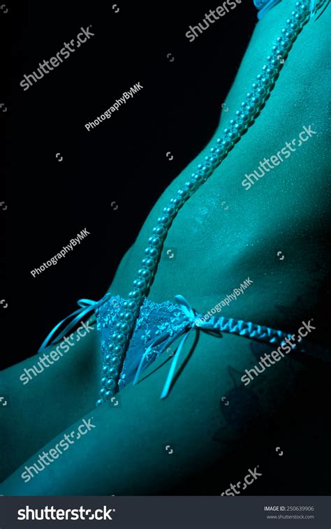 Sexy Woman Lingerie Pearl Necklace Woman Stock Photo Shutterstock