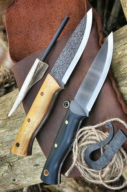 Pingl Par J C Sur Knives Etui Couteau Cuir Couteau Coutellerie