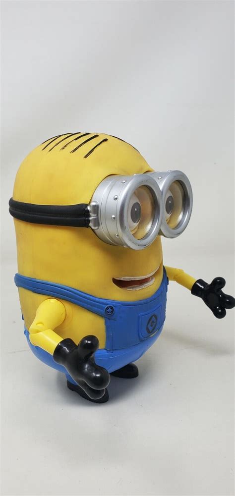 Despicable Me Minion Dave Talking Laughing 8 Action Figure Thinkway Toys Works Ebay