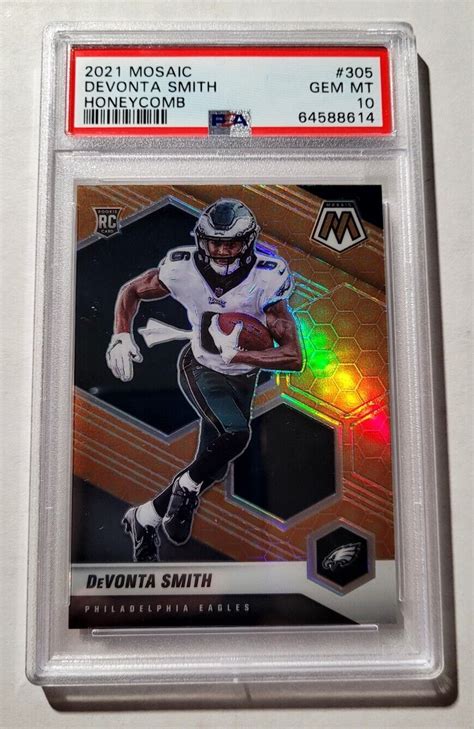 2021 Mosaic Devonta Smith SSP Honeycomb Prizm 305 PSA10 EBay