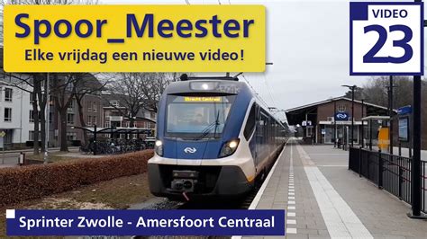 K Train Cabview Ns Rij Mee Met De Sprinter Van Zwolle Naar