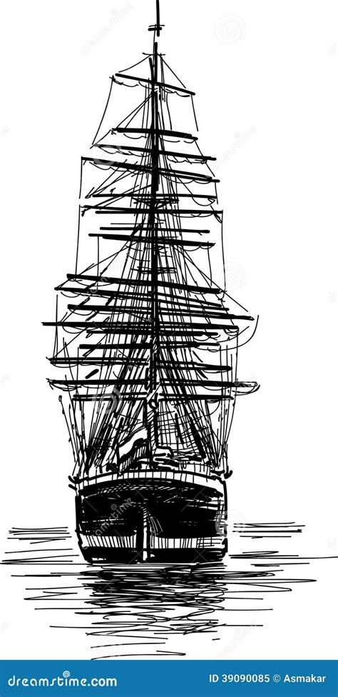 Ship Drawing - Drawing Ship Pirate Boat Sailboat Pencil Drawings Ships ...