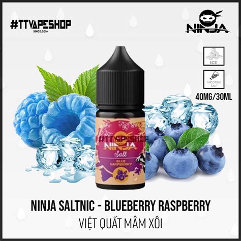 Ninja Saltnic Mg Ml Blueberry Raspberry Vi T Qu T M M X I