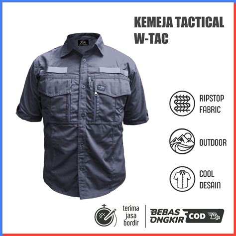 Jual Kemeja Tactical W Tac Kemeja Taktikal W Tac Kemeja Tactical