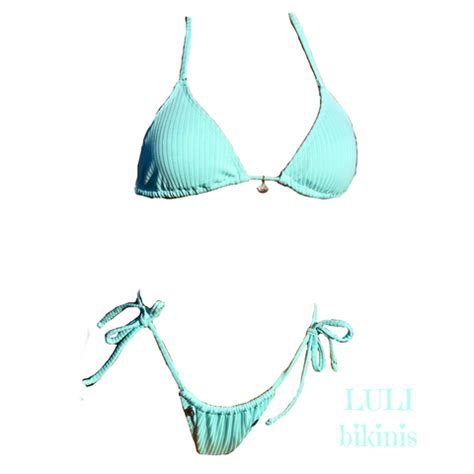 Bikini Aruba Celeste Comprar En Lulibikinis