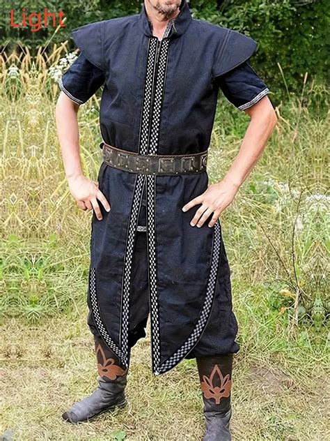 Plus Size Medieval Renaissance Mens Robe Knight Warrior Temu Australia