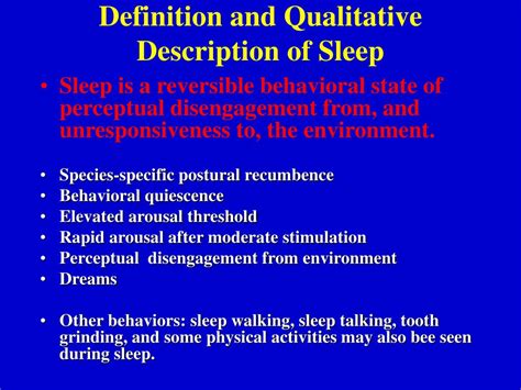 Ppt Neurobiology Of Sleep Powerpoint Presentation Free Download Id