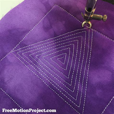 The Free Motion Quilting Project Super Triangle Easy Machine Quilting