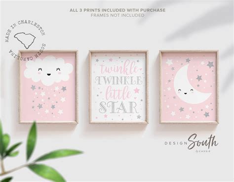 Nursery prints, nursery wall art, twinkle twinkle little star, nursery – Design South