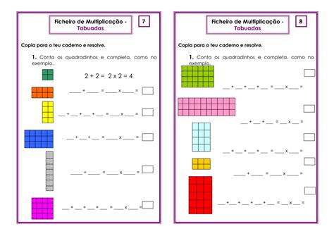 Multiplicação Atividade Para Trabalhar A Operação Matemática De Multiplicação ~ Atividades