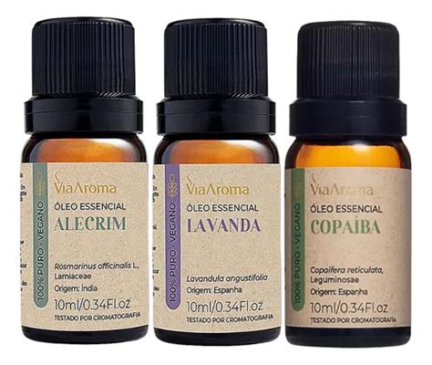 Aceite Esencial De Lavanda Romero Y Copaiba Via Aroma MercadoLibre