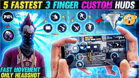 Top Best Custom Hud Free Fire Finger Claw Better Than Pc Players