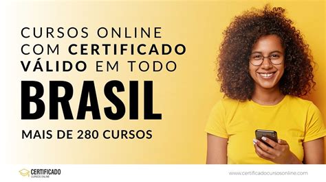 Certificado Cursos Online De Cursos Livres Youtube