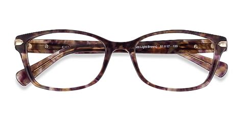 Coach HC6065 - Cat Eye Confetti Brown Frame Eyeglasses | Eyebuydirect ...