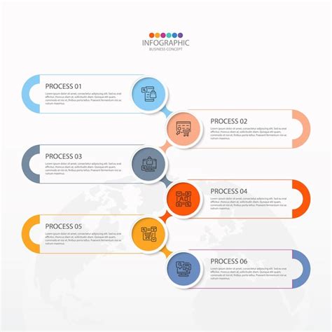 Premium Vector Process Infographic With Steps Process Or Options