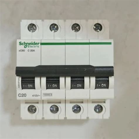 MCB Four Pole 6A To 32A At Rs 820 Schneider Miniature Circuit Breaker