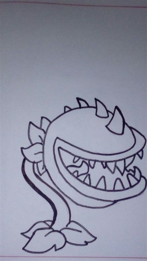 Plantas Vs Zombies Plantas Carnivoras Dibujo Plantas Carnivoras