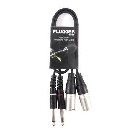 Plugger Câble Bretelle XLR Mâle 3b Jack Mâle Mono 0 60m Easy Câble