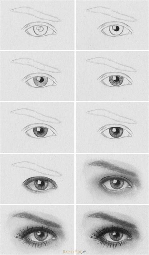 How To Draw Eyes For Beginners : The drawing tutorial is pretty simple ...