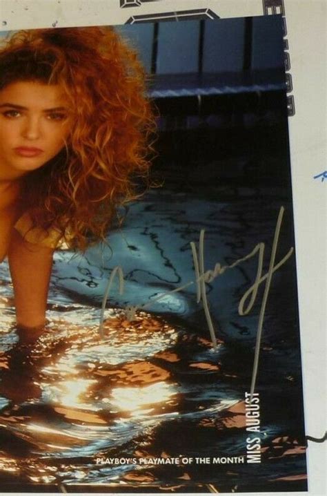 Corinna Harney Signed August 1991 Playboy Magazine Psadna Centerfold Autograph On Ebid United