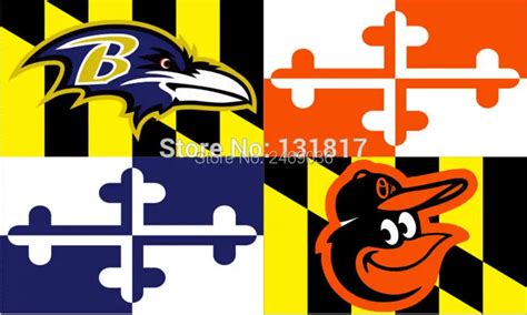 baltimore ravens baltimore orioles maryland flag 3ft x 5ft polyester ...