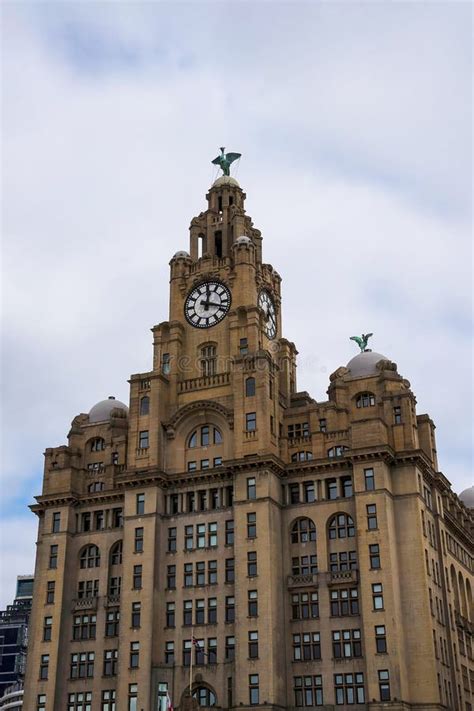 The Liver Birds on the Liver Building in Liverpool England Editorial ...