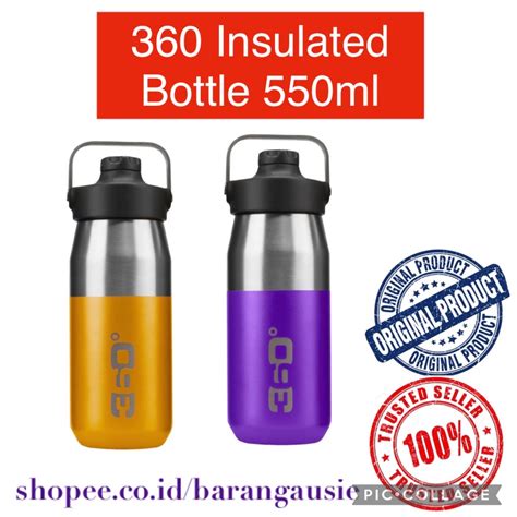 Jual 360 Degrees Vacuum Insulated Stainless Steel Bottle Sip Cap