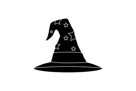 Halloween Witch Hat Silhouette Graphic by fadhiesstudio · Creative Fabrica