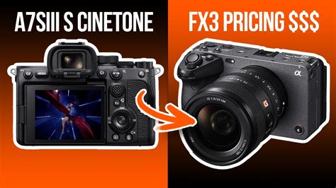 Sony FX3 Could Be Affordable Sony A7S III Gets S CineTone YouTube