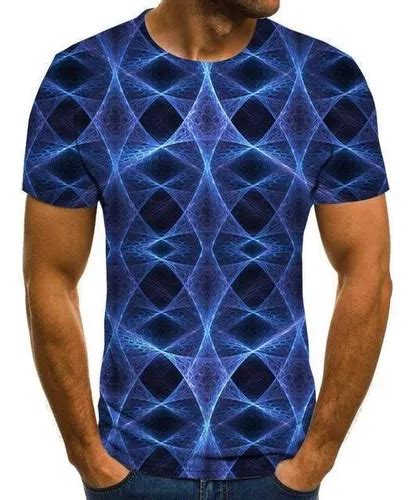 Tridimensional Vortex Hombres Camiseta D Impreso Cuotas Sin Inter S