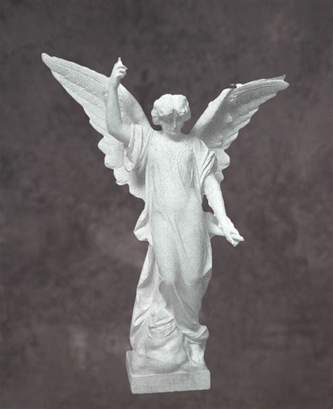 Italian Hand Carved Marble Angel Statue