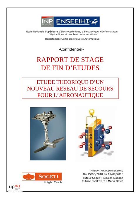 Pdf Confidentiel Rapport De Stage De Fin Detudes Dokumen Tips