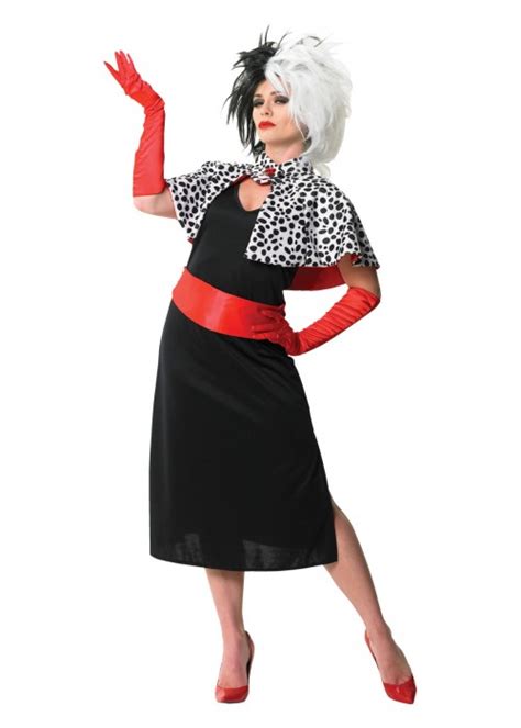 Cruella De Vil Dalmatians Deluxe Adult Costume Costume City